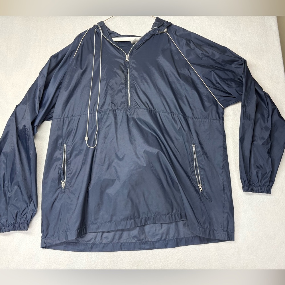 Vintage Y2K Footlocker Nylon Hooded Windbreaker Jacket Men's 3XL Athleisure